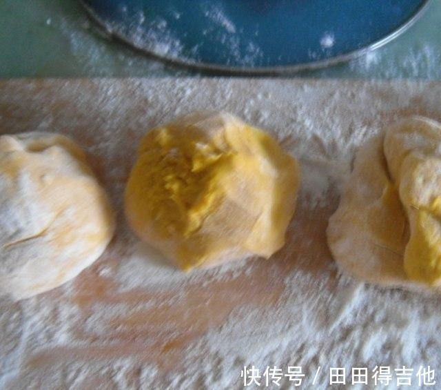 馒头|南瓜馒头,口感暄软,色泽也很好看!