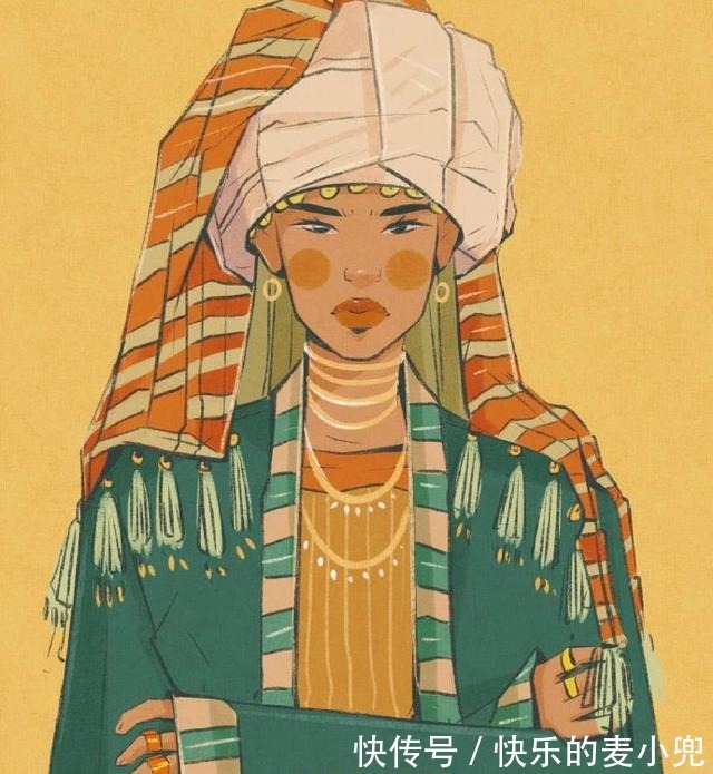 插画作品@个性十足的甜酷girl插画,时尚风格元素堪称宝藏!