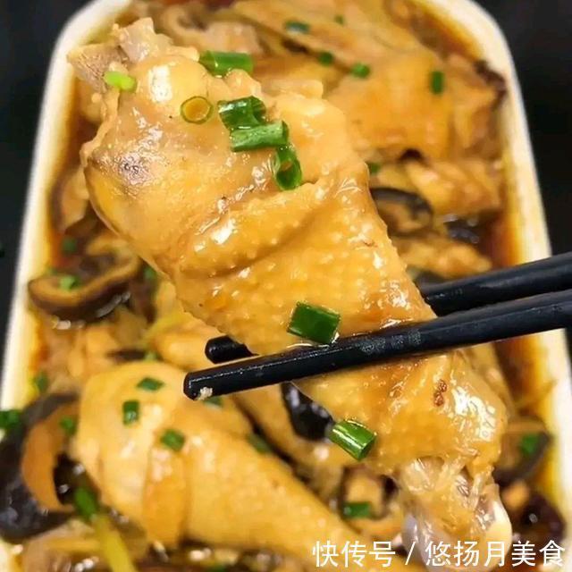 美味|经典特色美食,粤菜“香菇滑鸡”家庭做法,特别美味,先收藏