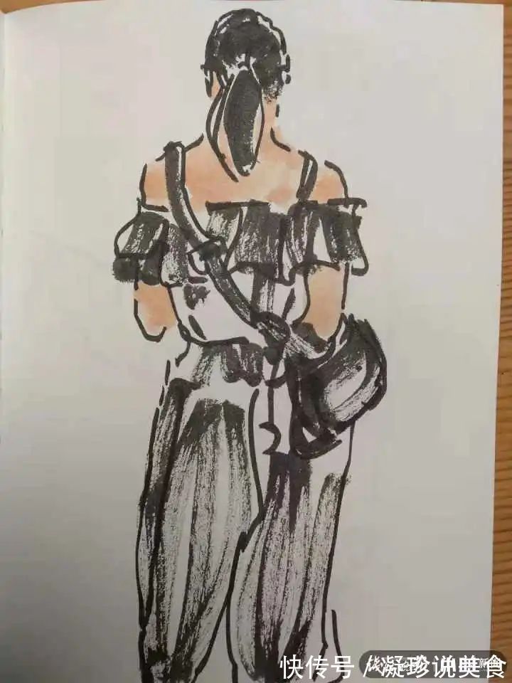 一幅画&3年画了12000多幅!地铁早晚高峰上,他画了这些偶遇的人