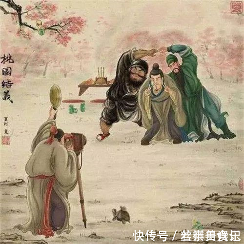 国画$他画一幅“萧何骑车追韩信”爆红,创作的假画系列能笑到让你捧腹