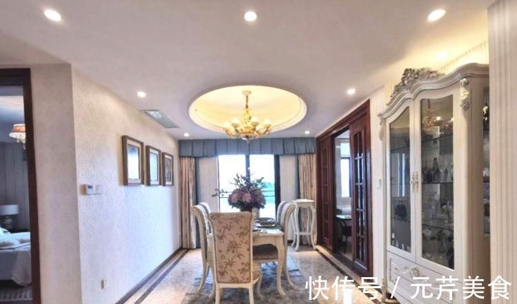 主卧室|132㎡轻奢三居室,南北通透双阳台,朋友说这套房子可以打99分