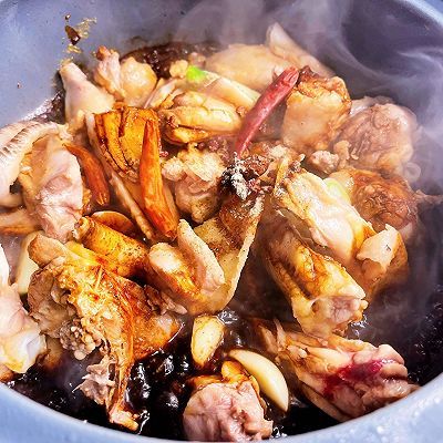 糖色|红烧鸡肉炖土豆