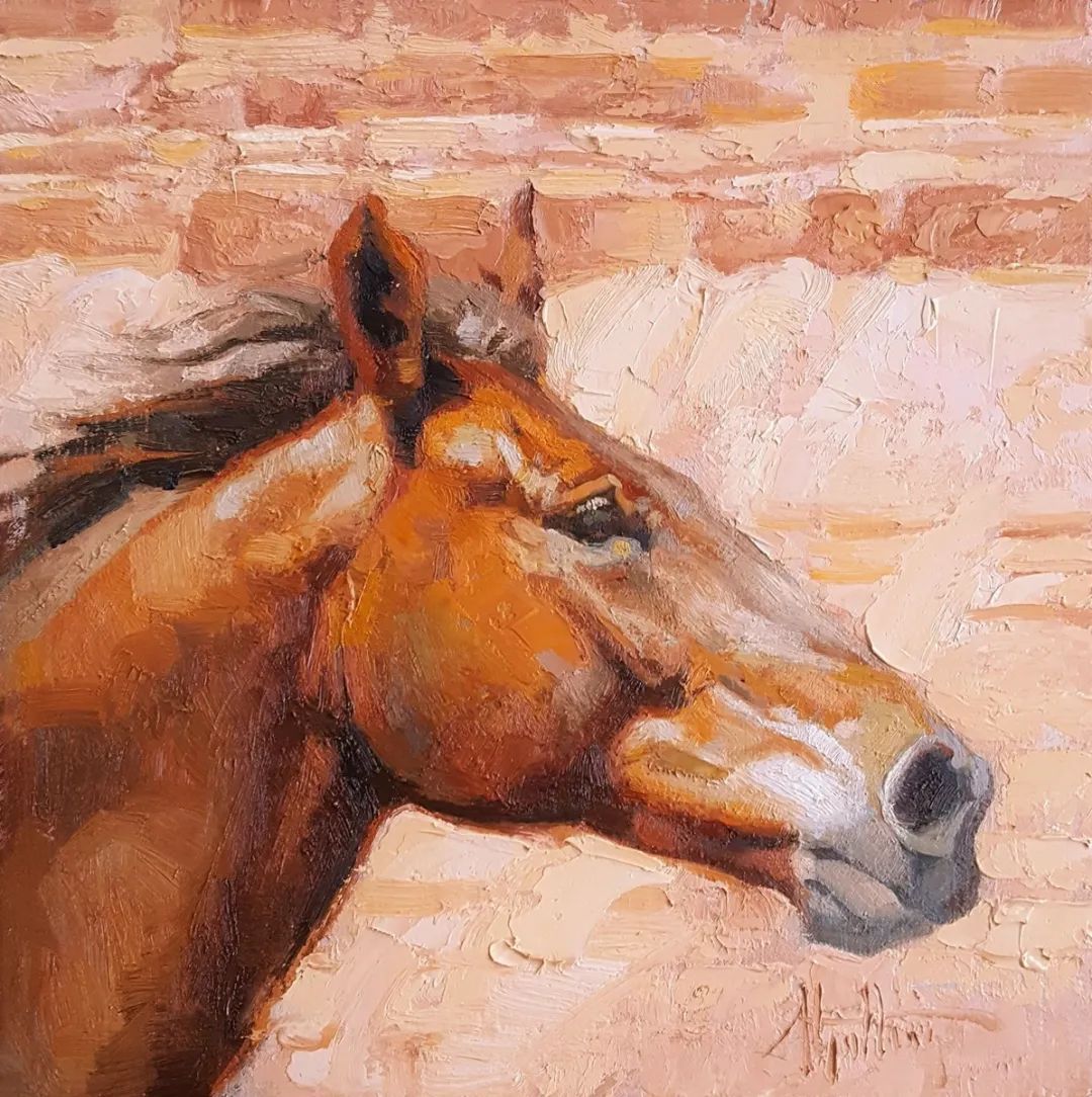 画家|美国90后美女画家,画马堪称一绝!