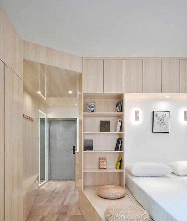 小户型|看到她家34㎡的小窝,我家130㎡瞬间就不香了,小户型住出了豪宅范