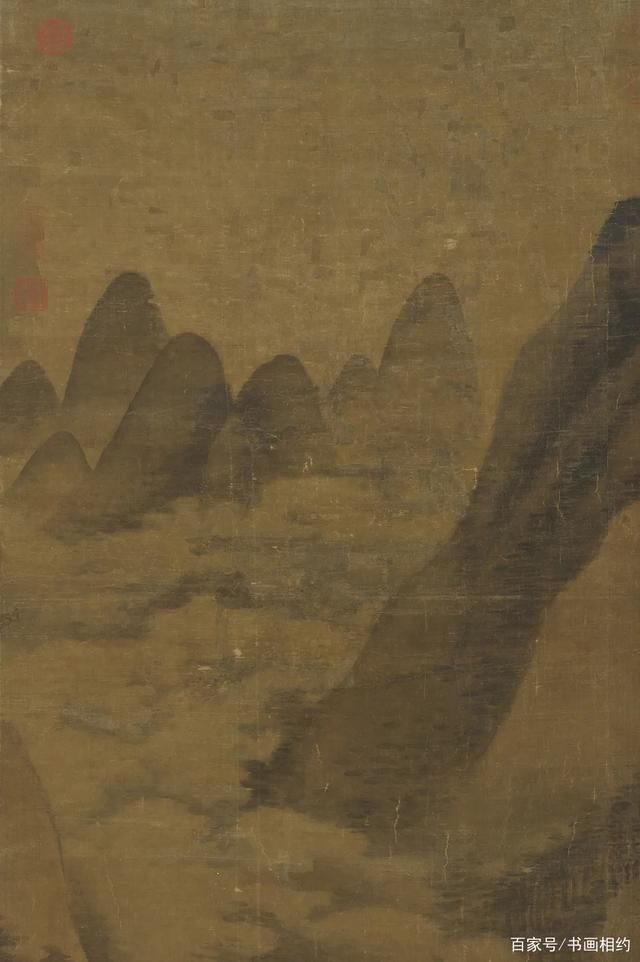 台北故宫博物院$赏画|元代画家高克恭《群峰秋色轴》