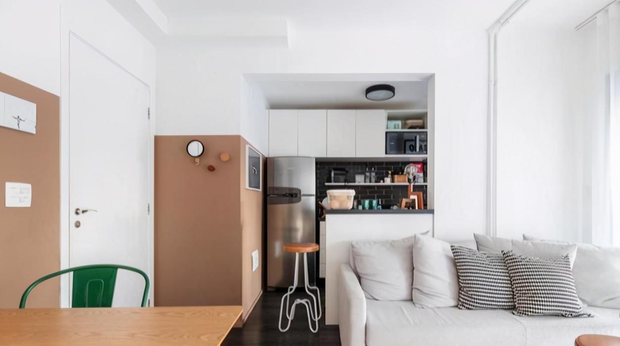 厨房|48㎡小公寓,精雕细琢,细节完美,大房子的功能区一个不少