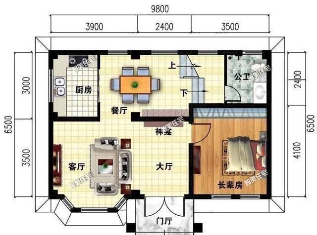 砖混|占地面积不到90平米的小别墅，款款颜值高，造价18万赚大发了