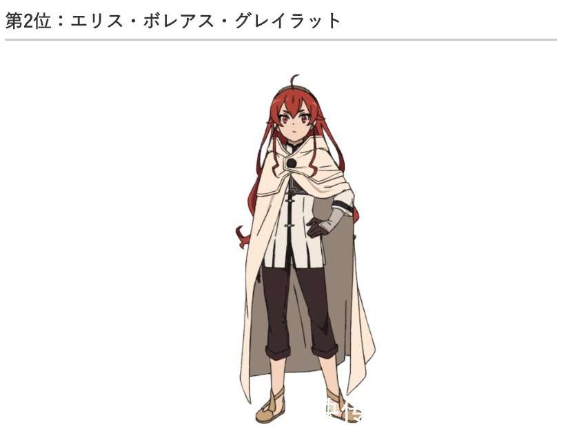 投票|《无职转生》里最喜欢的角色投票,洛琪希排第一,爱夏落榜了