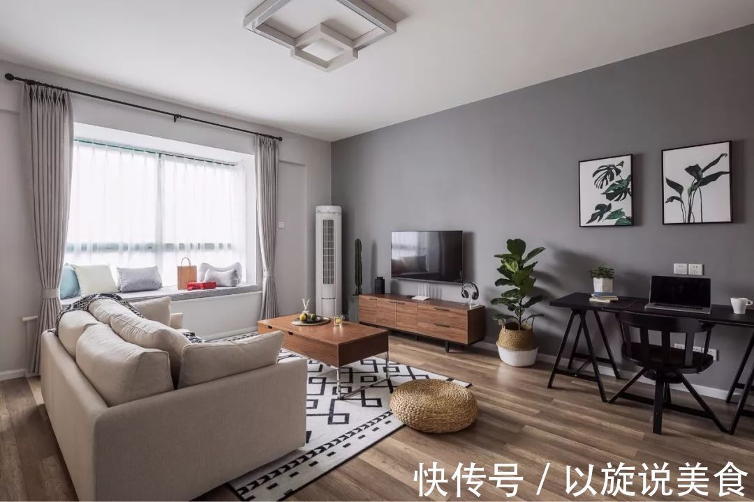 客厅|33款高级灰的客厅，简约空间的高级感