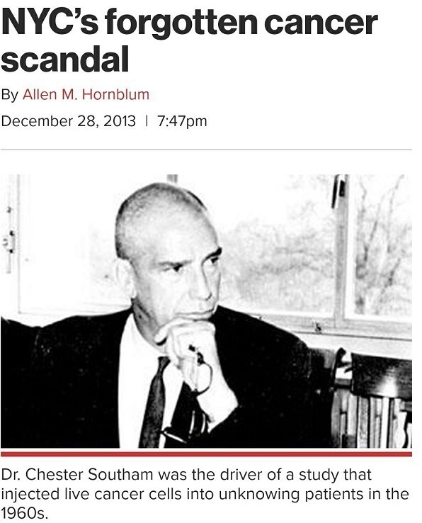 实验|把癌细胞注射到健康人体内,会不会得癌症美国医生做了这项实验