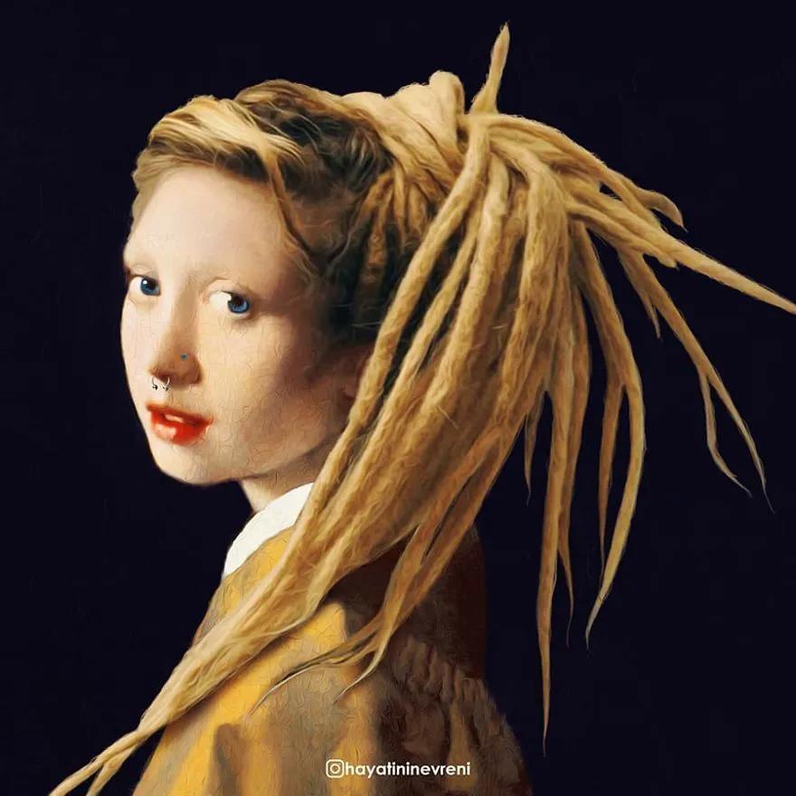 阿尔勒!艺术PS大神恶搞世界名画,梵高和蒙娜丽莎哭晕在厕所…