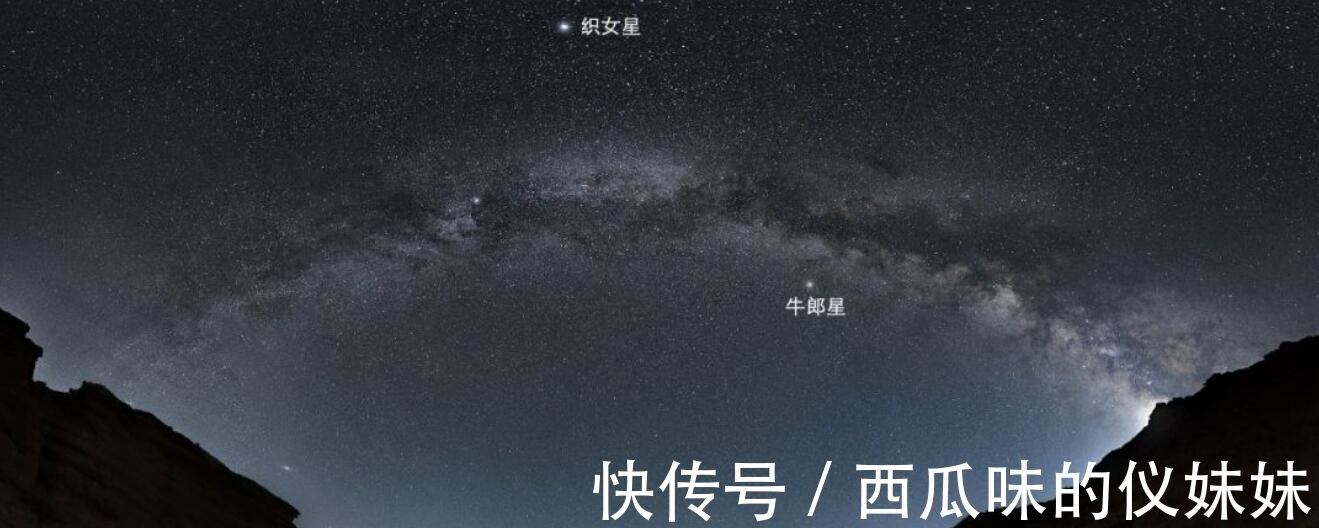 牵牛织女|牛郎星和织女星隔着银河相望,它们相距多远?真的能相会吗?