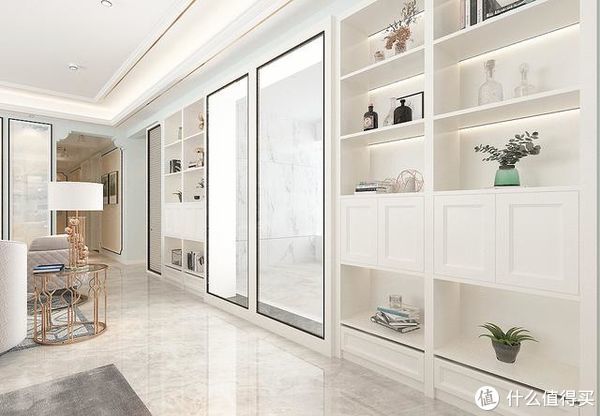 玄关|175㎡新家装成“轻奢美式”，整体敞亮大气又温馨，这才是理想居所