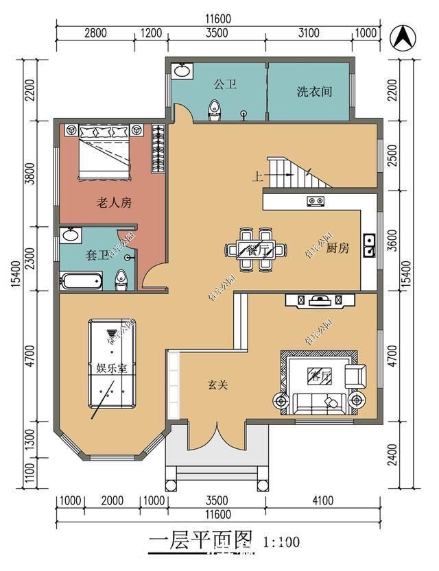 地下室|回农村盖别墅，落地窗+挑空客厅就是漂亮，3套图纸倾心推荐