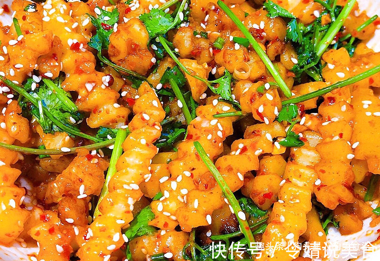 街头小吃狼牙土豆，成本不到三块钱，一次做一盆，学会不用出去买