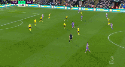 兜射|凱恩前場橫向盤帶遠距離兜射，巴赫曼飛身將球撲出底線