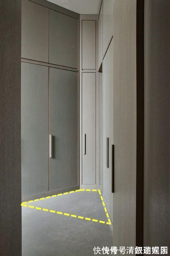 衣帽间|他家三角衣帽间厉害了!不到3平节省一半空间不说,拿取也很方便