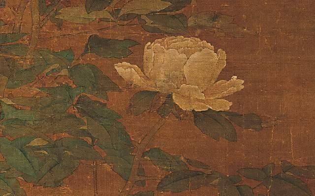 北宋时期|900年前的一幅古画,牡丹花下一只猫,旁边还藏着一条蛇