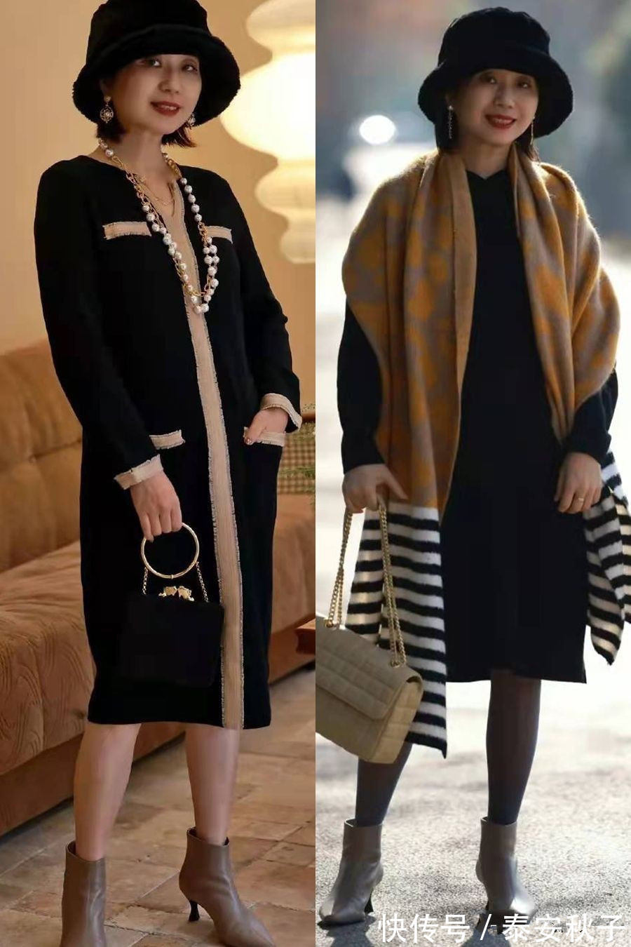 元气满满 谁说“奶奶辈”就不能美了?看60岁的她:穿搭又美又嫩,太时髦!