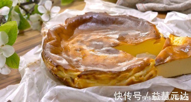 面糊|巴斯克蛋糕,入口即化流心爆浆甜点,世界最简单的乳酪蛋糕