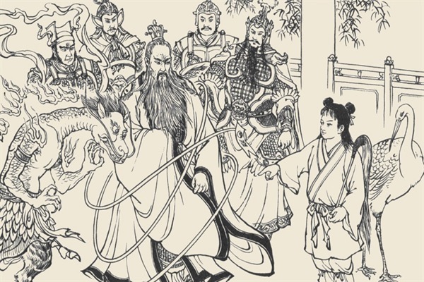 师父#元始天尊身边的白鹤童子是啥来历?为何12金仙,见到他都需行大礼