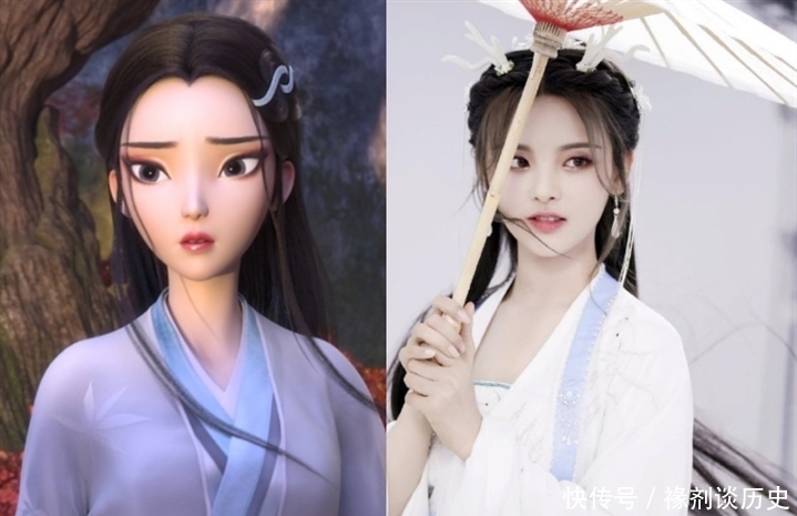 明星撞脸动漫人物,蔡徐坤周棋洛,杨超越孪生姐妹,看到他:复制粘贴