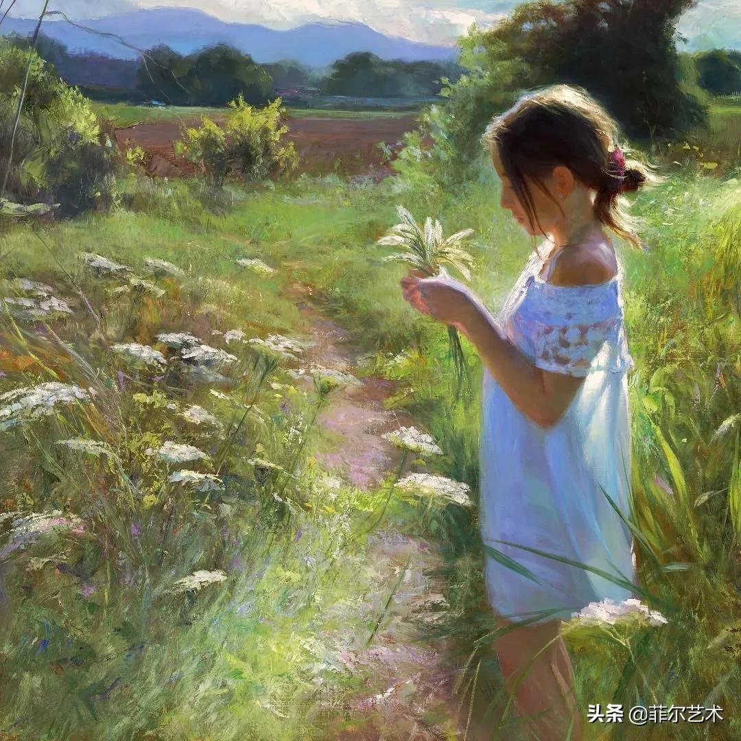 斯维尔德洛夫斯克$犹如花朵绽放,美得让人难忘~俄罗斯画家人物油画作品欣赏