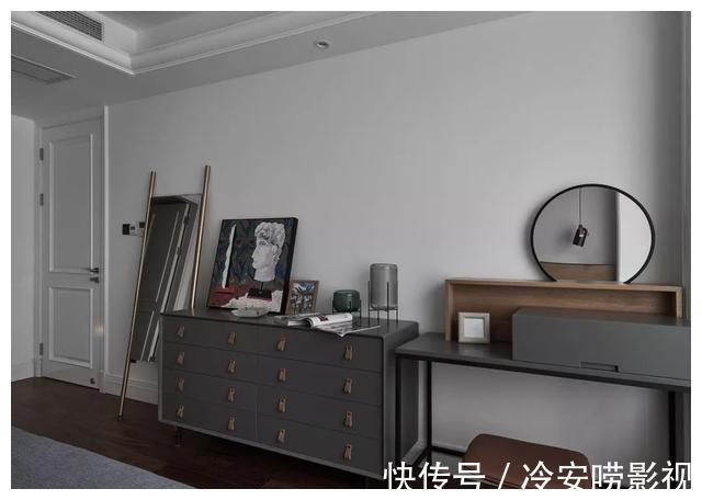 黑白灰+胡桃木|170㎡精装房大改造,黑白灰+胡桃木,打造高级质感美宅,晒晒!