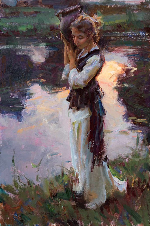 肖像!充满色彩、自由、深度的笔触的人物肖像油画作品