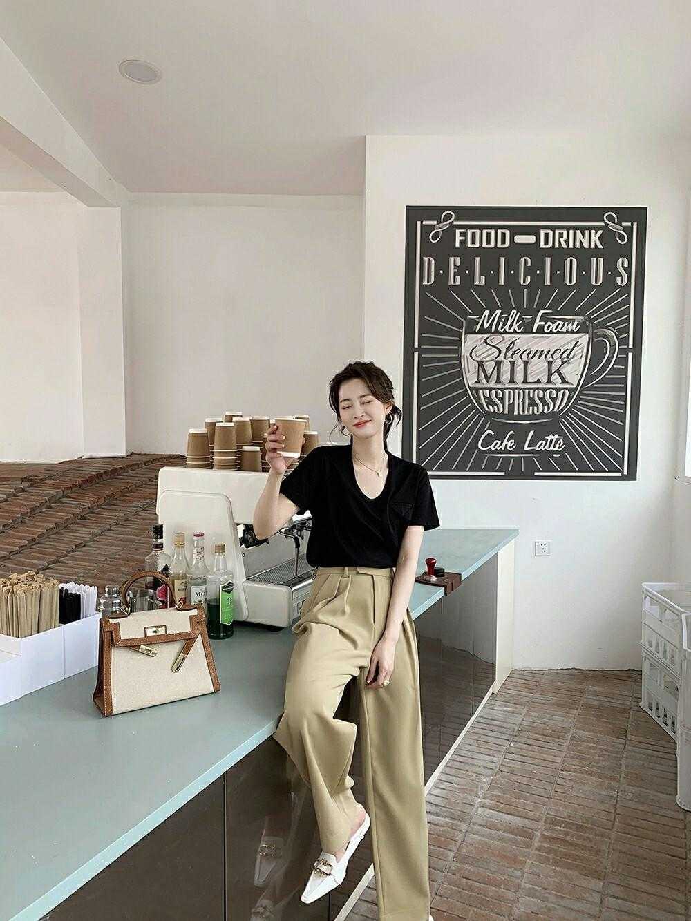 搭配|穿T恤记住这几点，不平凡的女孩也能穿出高级感，优雅大方