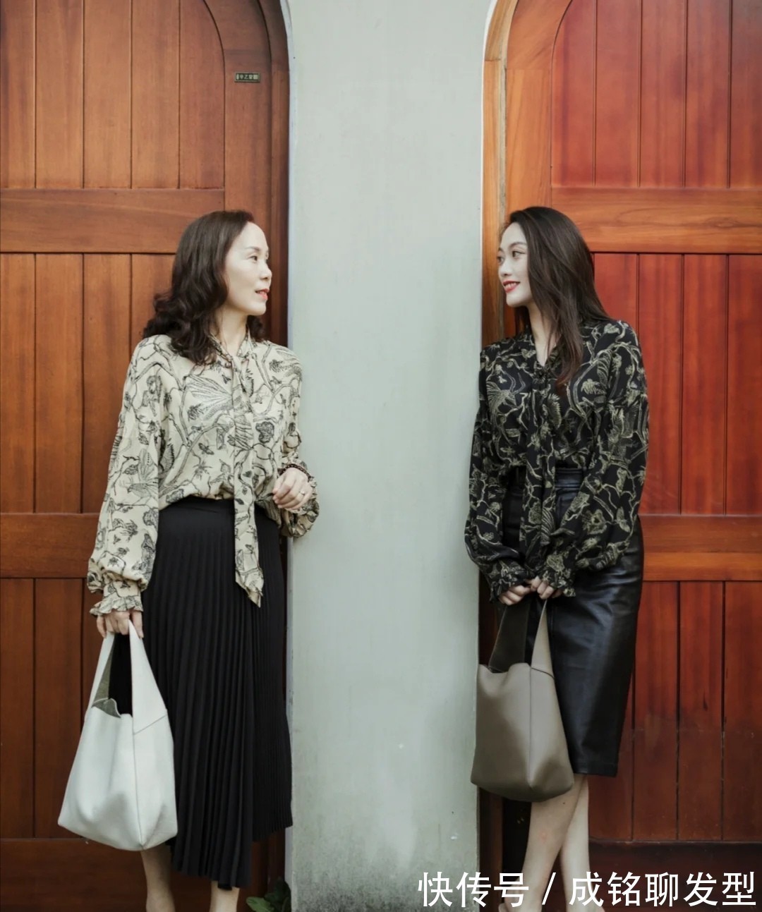 印花|身材一般的中年女人,这几大穿衣雷区最好别触碰,显胖又没气质