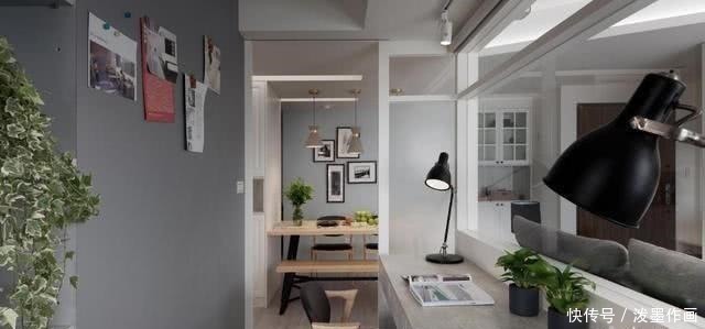 卷帘|她家一进门设隔断,沙发墙半透明,全屋空旷让人极度舒适