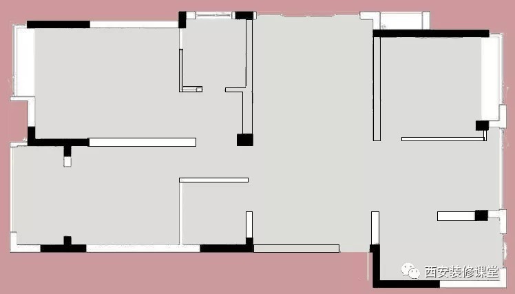 极简|130㎡开放餐厨，通铺瓷砖，打造高质量住宅