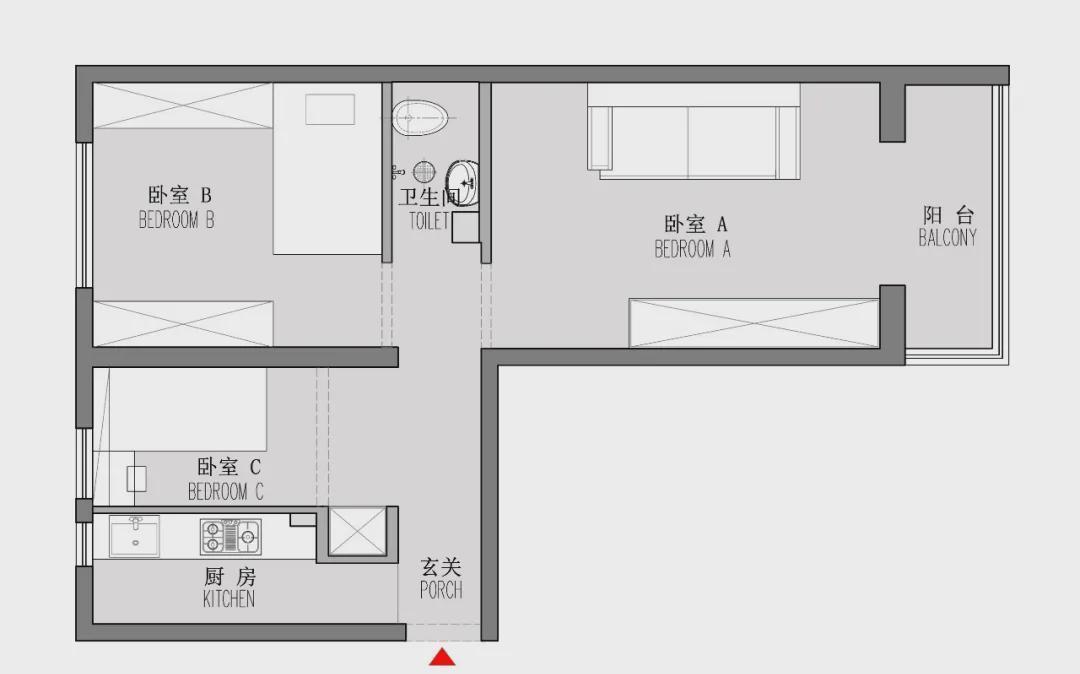 收纳|45m2老破小变身高颜值MUJI风小家,功能齐全、收纳翻倍,超好住!