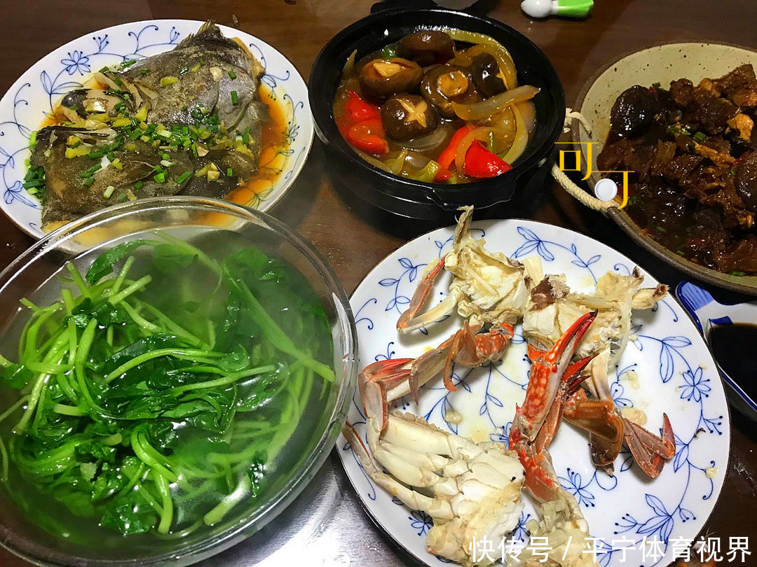 个菜|一家子周末晚餐,3个人5个菜,三荤两素够丰盛!