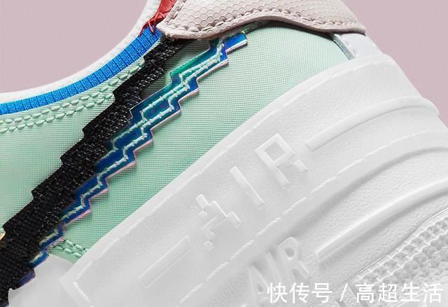 nike 重叠解构+像素风点缀!这双全新Air Force 1看点真不少