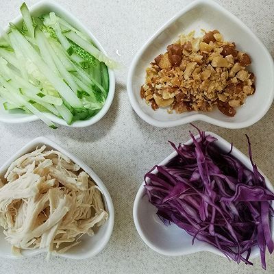 鸡丝|夏天没胃口吃个鸡丝凉面