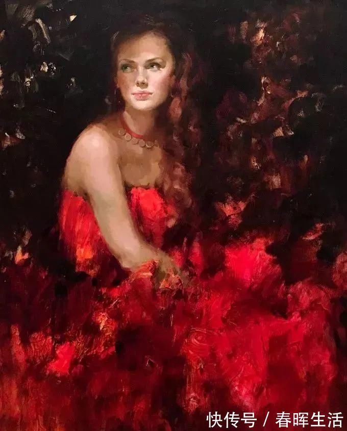 irene@她的油画有一种惊艳脱俗的美,乌克兰天才女画家艾琳·谢里