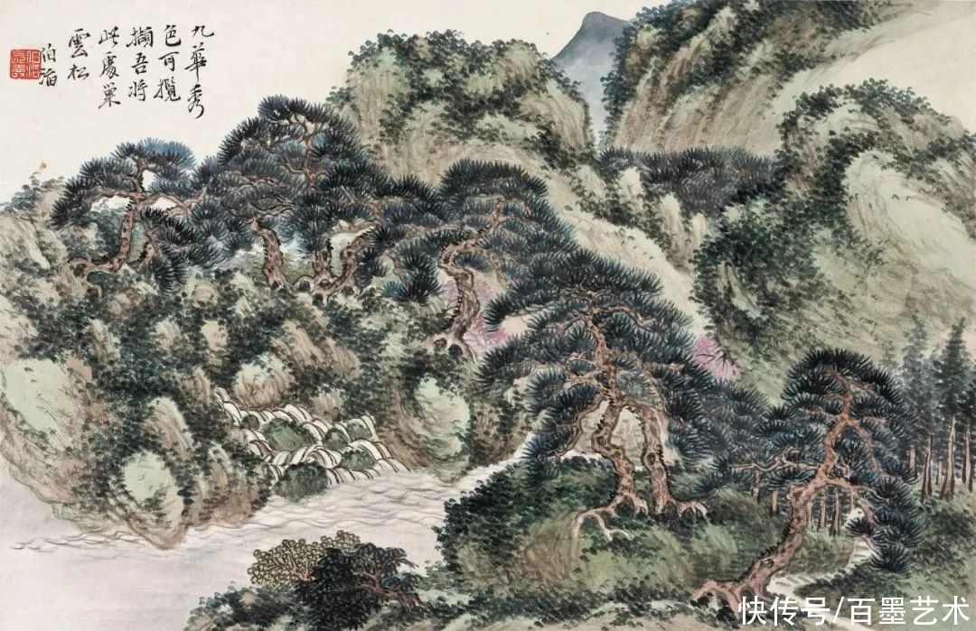 花卉|清末他被时人称之为“江南第一山水画家”