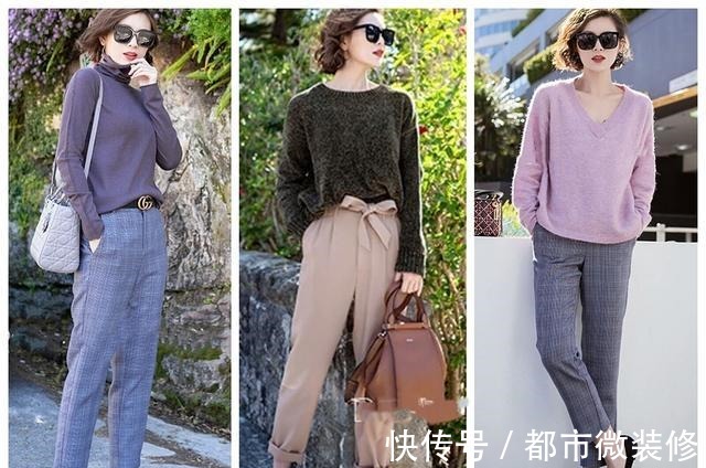 针织连衣裙 秋季温柔轻熟风穿搭示范,甜暖雅致,轻松打造精致女神范!