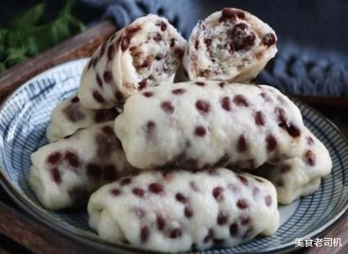 红豆卷|每天早上两个山药红豆卷,孩子吃了营养健康脾胃好,身体棒