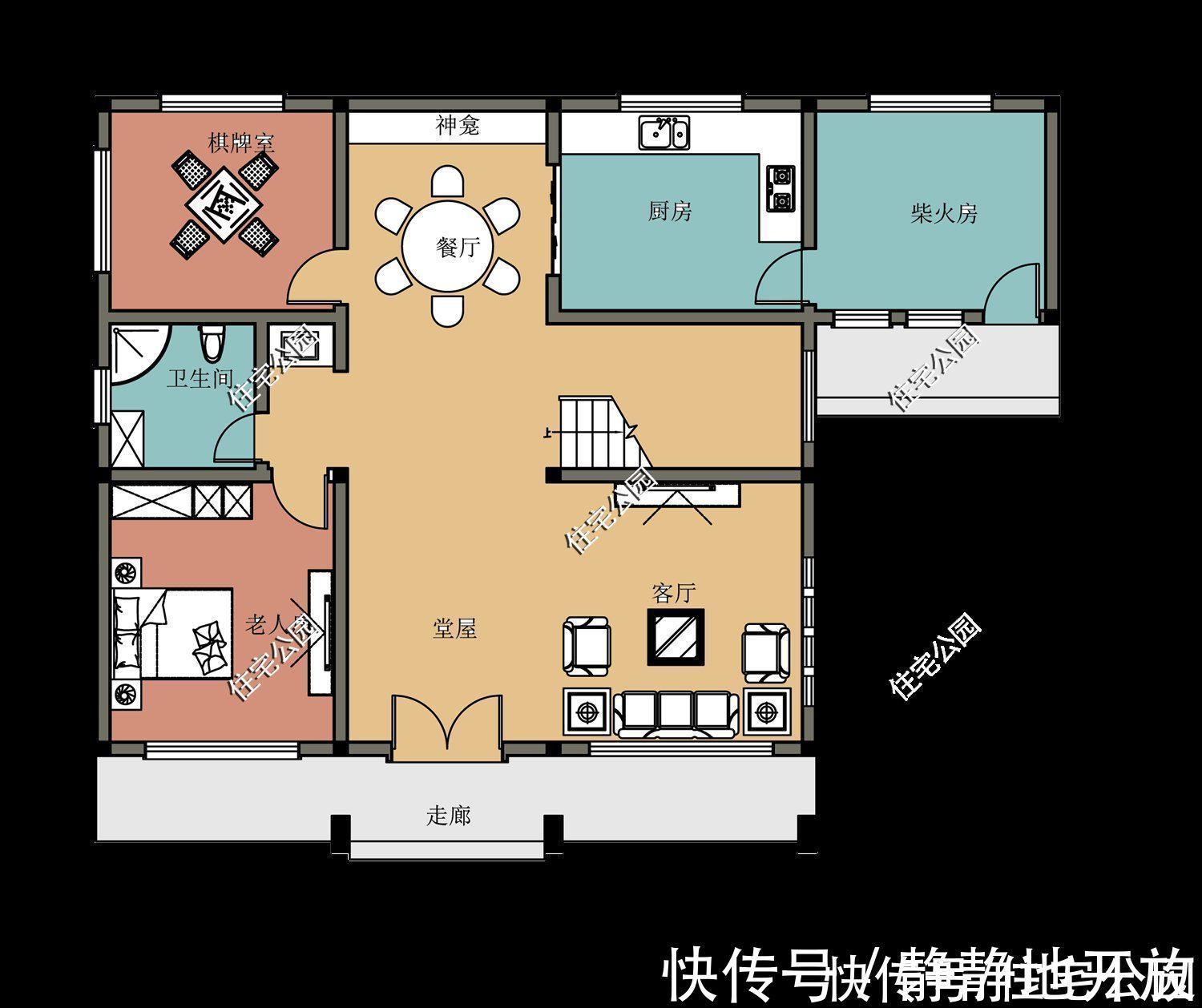 实用|10套柴火灶户型推荐,实用性不输城里小区房,尤其是第6套太美了
