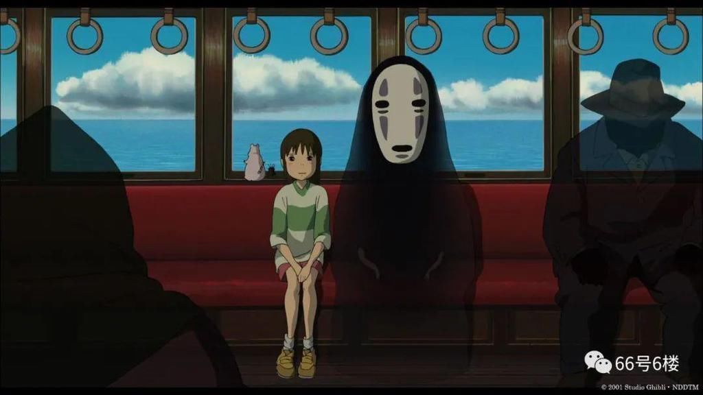 炎柱|日本画师致敬两大动漫神作:鬼灭之刃炎柱乱入千与千寻汤屋