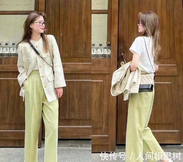 了不起的女孩 薄外套+T恤、衬衫+阔腿裤,今秋最in穿搭!