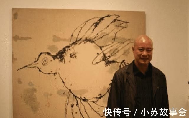 画展&他画一只鸟卖出82万，网友：还不如小学生，专家：往鸟眼睛里看