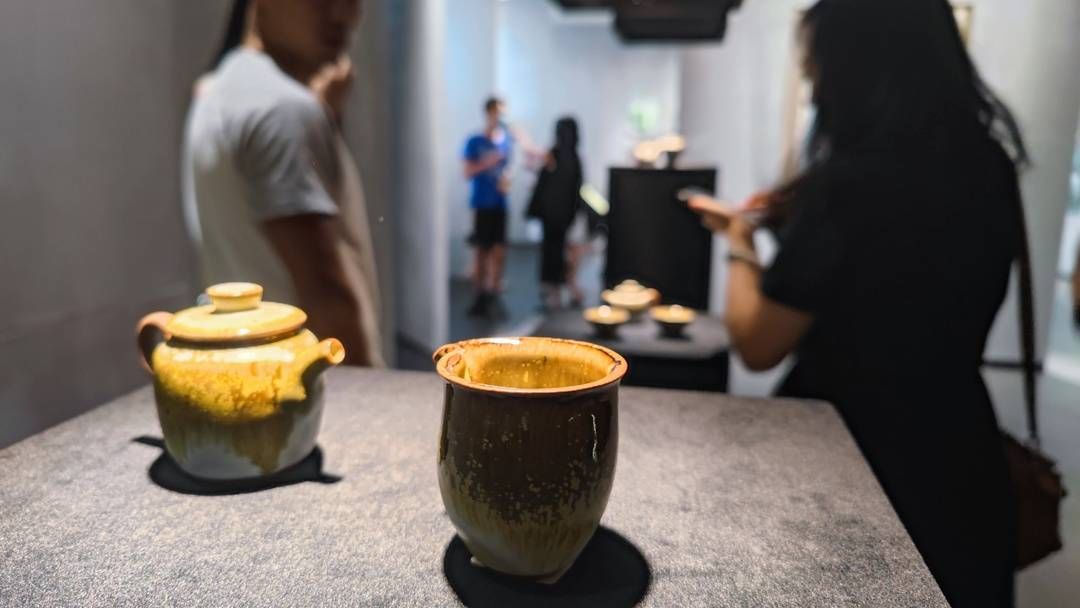 马一平|“观止”艺术展揭幕，川渝画家与中国台湾陶艺家“珠联璧合”