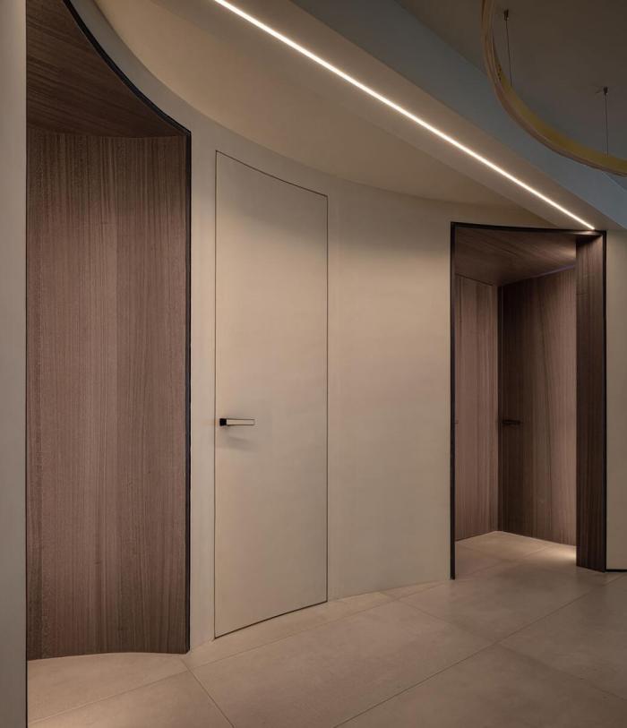 椭圆形|看了她家,才知道灯光设计有多强大,哪怕刷大白,也超有氛围感