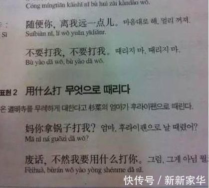 外国人@中国人看外国的“汉语教材”,日本教材太搞笑,看到韩国蒙圈了