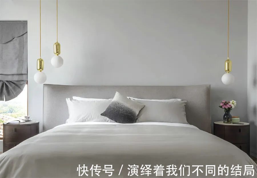 装饰画|210㎡现代简约,挖去墙角、以圆弧取代,让生活更圆滑自在